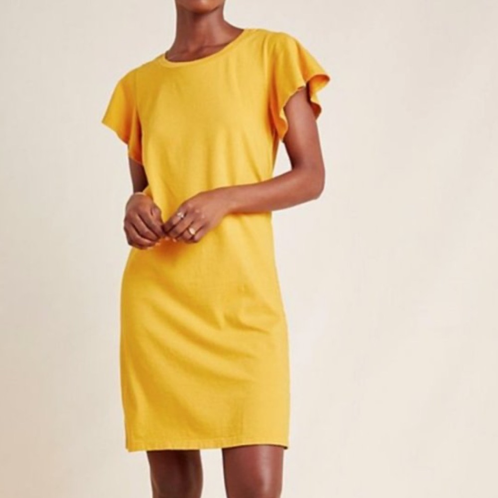 Anthropologie T.la T Shirt Dress *Flutter Sleeves